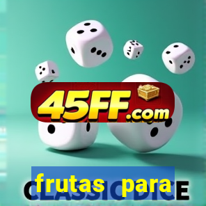 frutas para imprimir e recortar